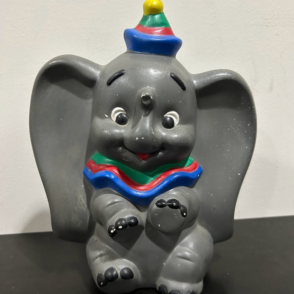 Vintage Ceramic Dumbo Statue